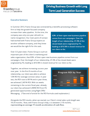 Driving Business Growth With Long Term Lead Generation & Messaging Strategy